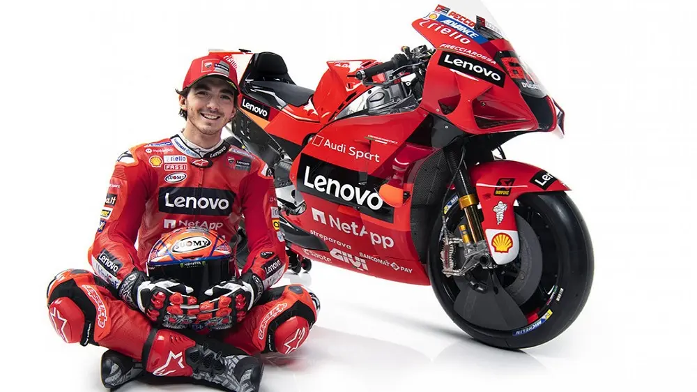 Francesco Bagnaia menjadi pemuncak klasemen MotoGP 2023 dengan tim Ducati.