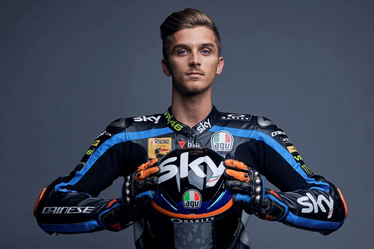 Luca Marini, pembalap MotoGP dari tim Mooney VR46 Ducati.
